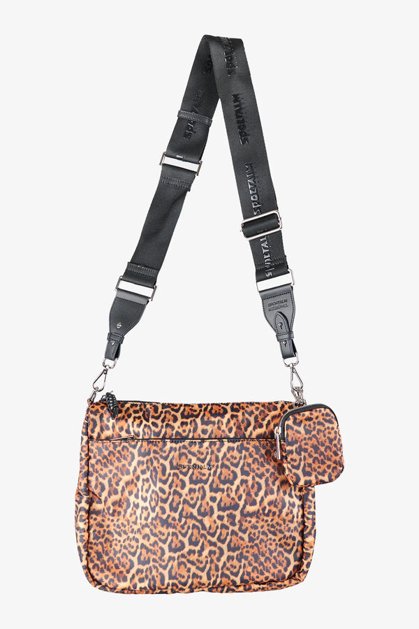 Hobo-Bag mit Leo-Print 01