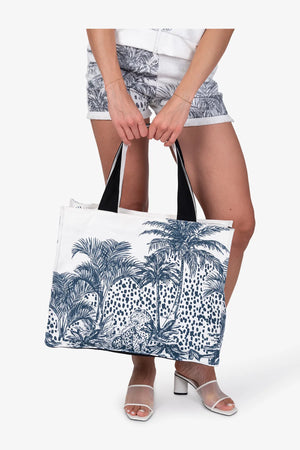 Tote Bag mit Leo-Print 06