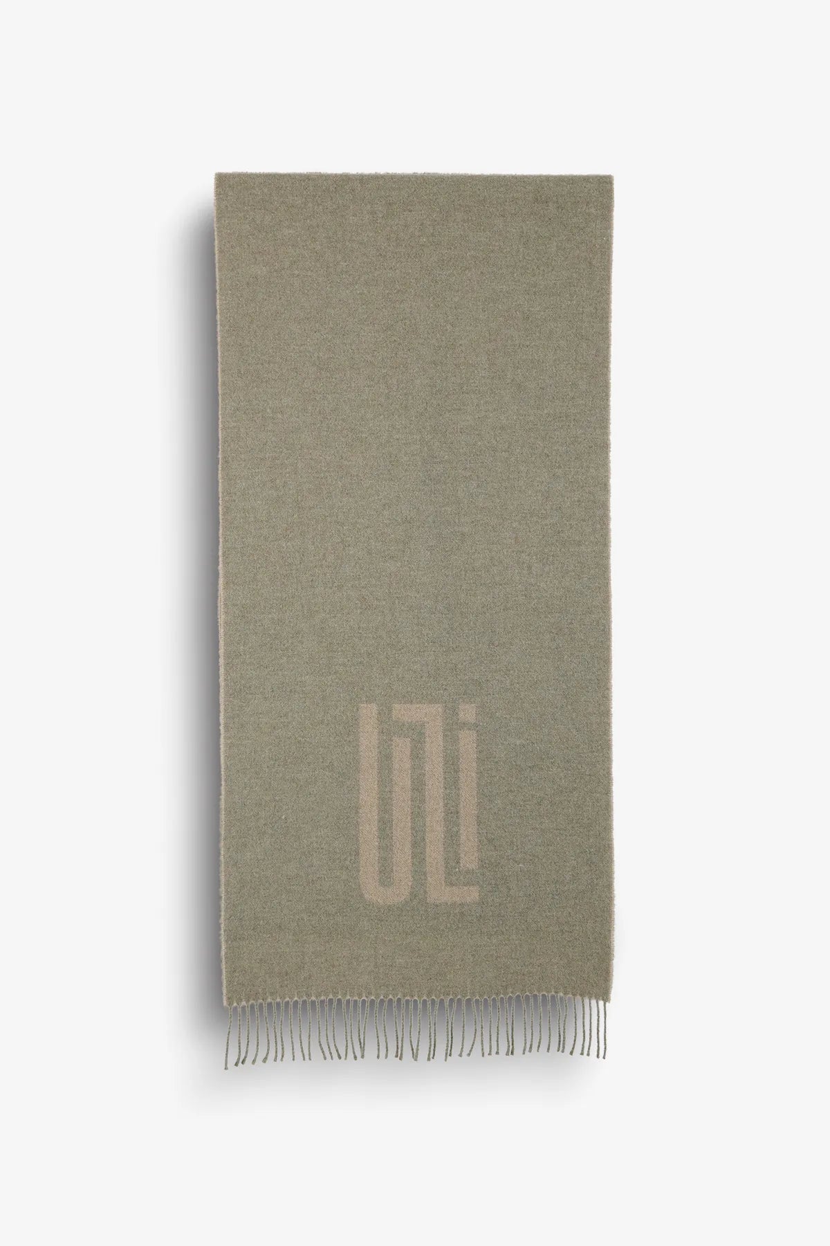 Wollschal mit Intarsia-Design 01