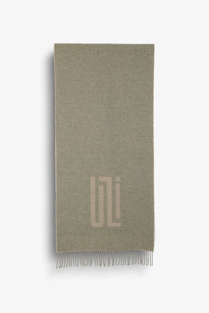 Wollschal mit Intarsia-Design 01
