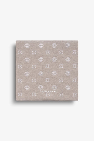 Jacquard-Schal aus Wolle-Cashmere-Mix 02