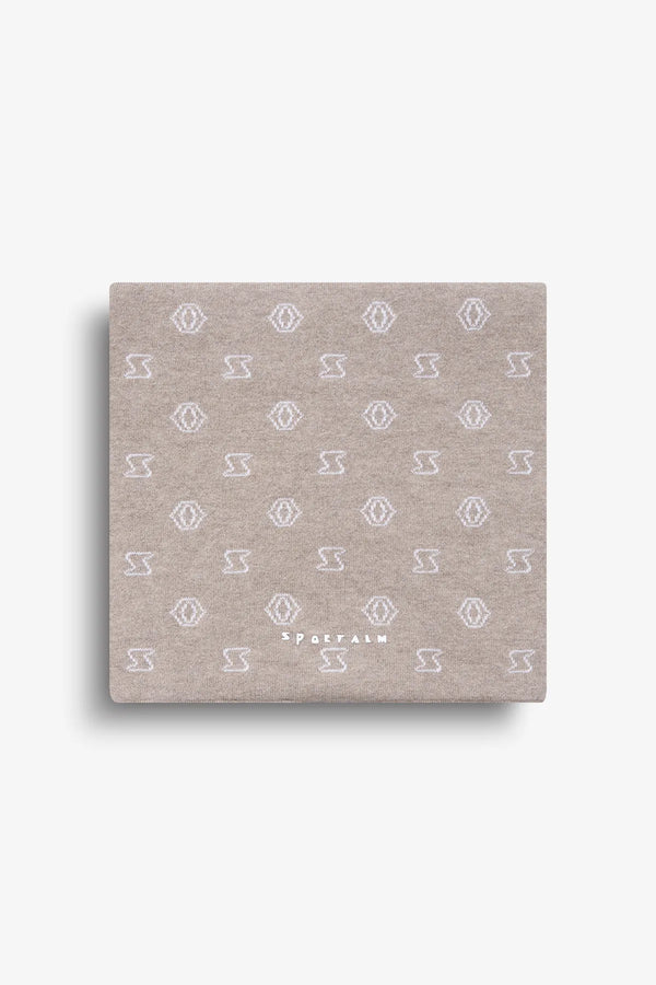 Jacquard-Schal aus Wolle-Cashmere-Mix 02