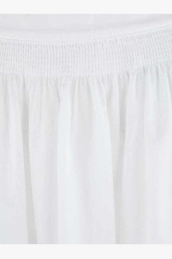 Schürze aus Seidenjacquard