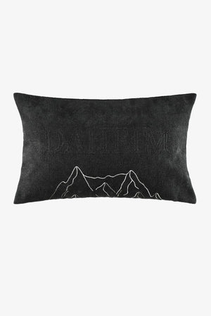 Kissen "DAHEIM" mit Alpenmotiv 01
