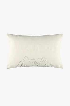 Kissen "DAHEIM" mit Alpenmotiv 01