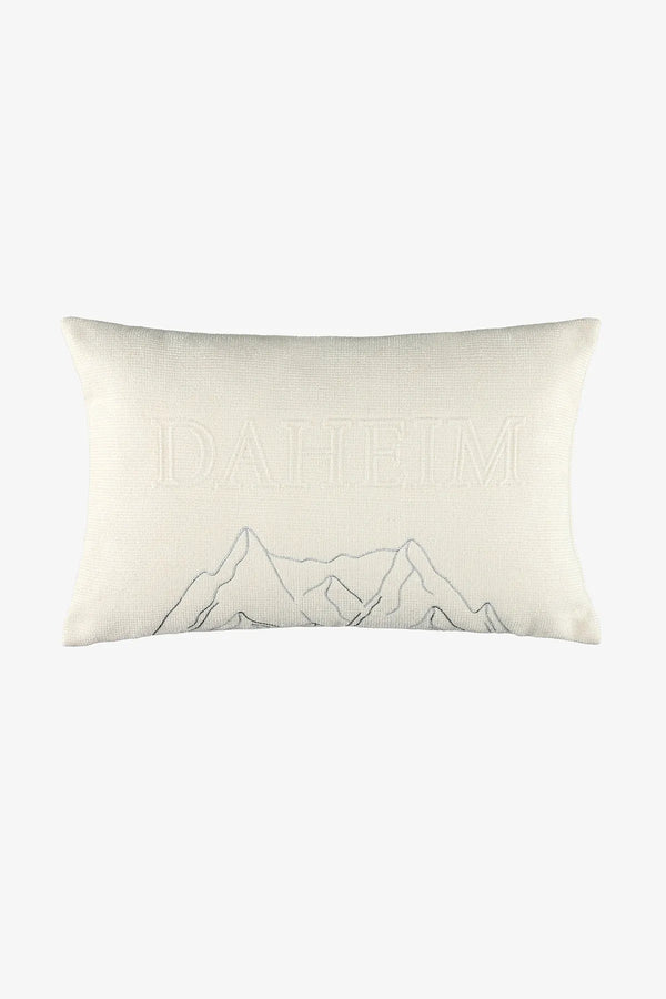 Kissen "DAHEIM" mit Alpenmotiv 01