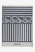 Maritime Decke mit Streifen und Palmenmotiv 01